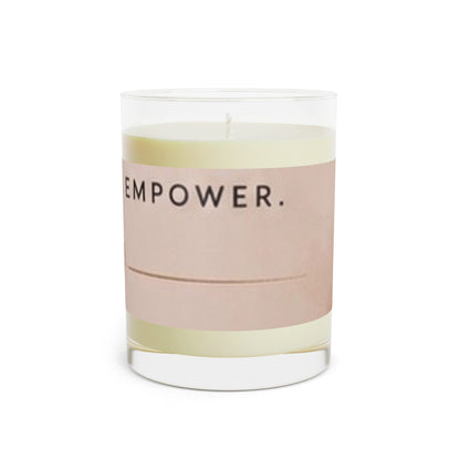 Empower. Heal. Create. 11oz Scented Glass Candle — Self-Care Gift